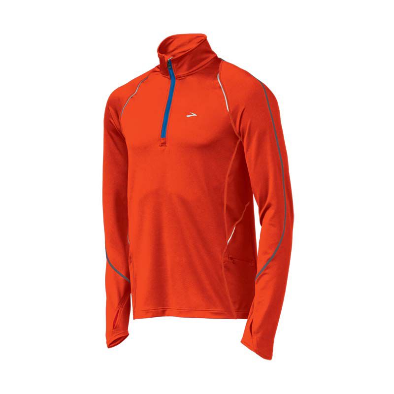 Mens Brooks Infiniti 1/2 Zip Long Sleeve 1/2 Zip Technical Tops