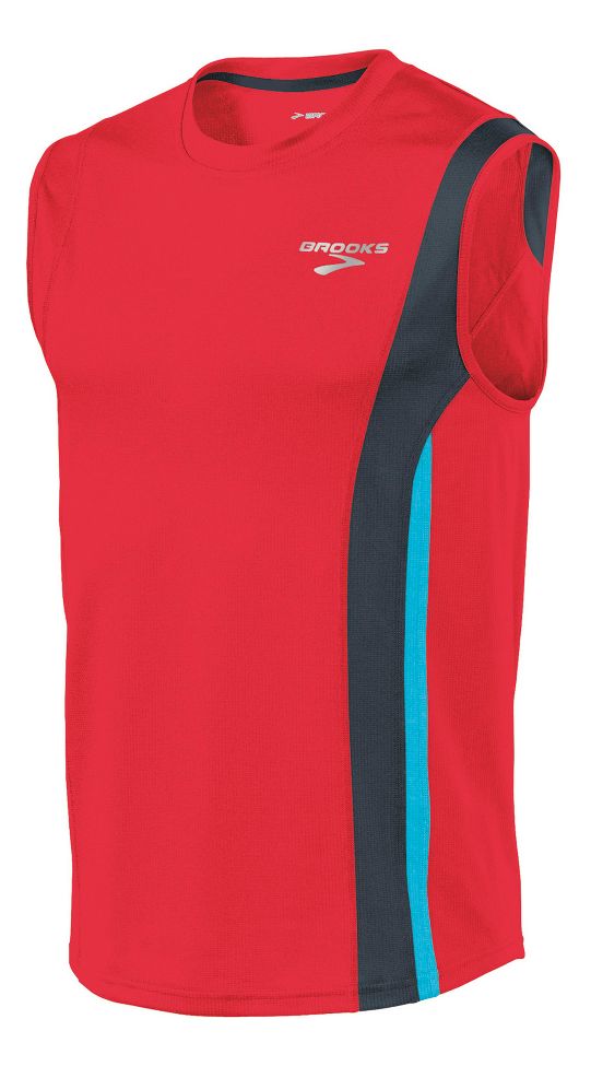 Mens Brooks Rev Sleeveless II Sleeveless Technical Tops