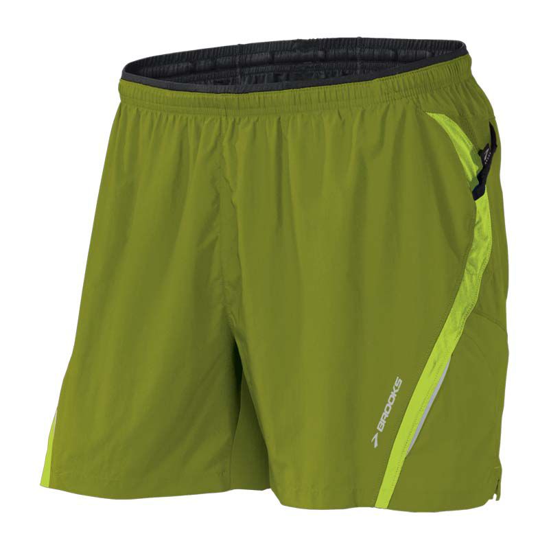Mens Brooks Infiniti Notch Short II Lined Shorts