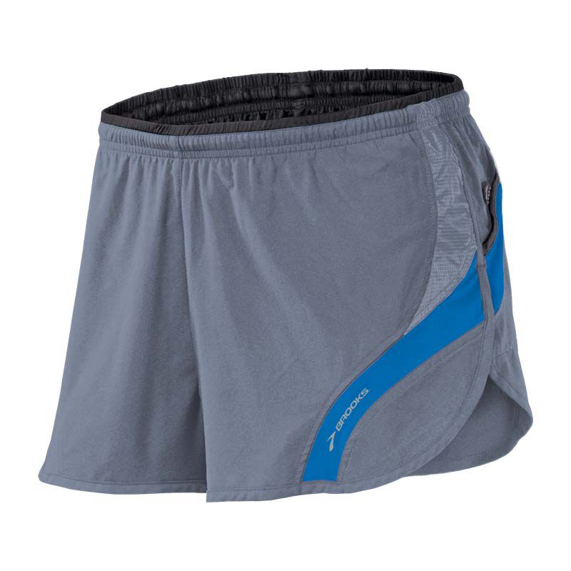 Mens Brooks Infiniti Short III Splits Shorts