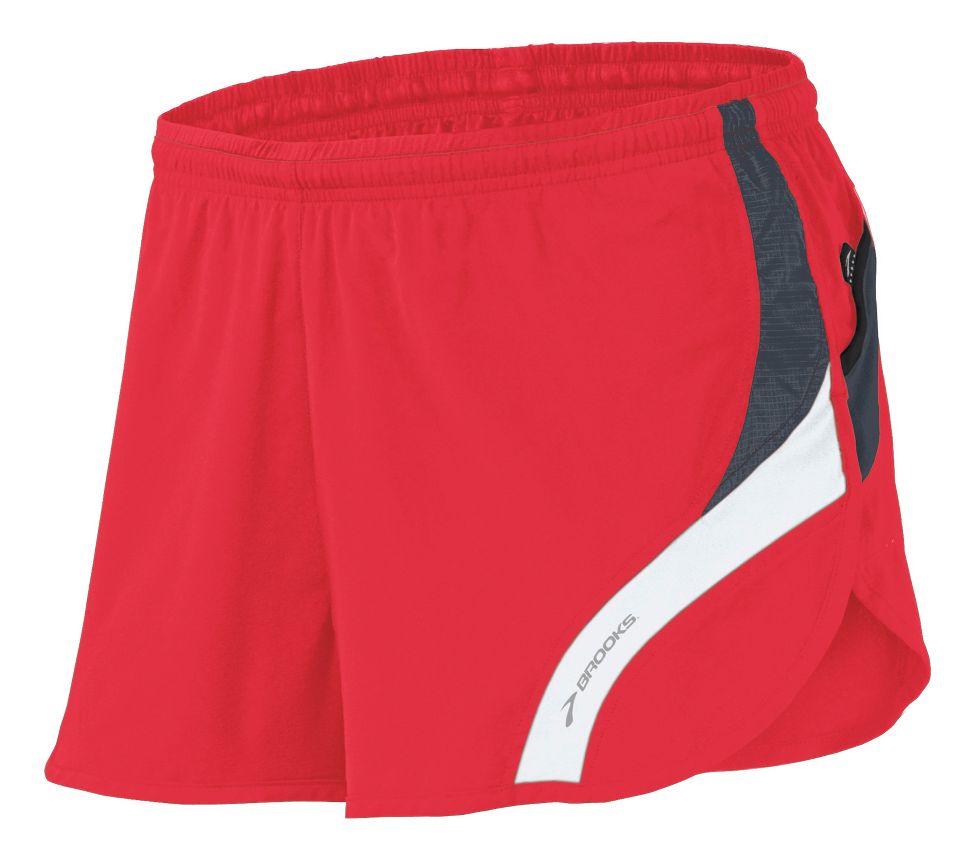 Mens Brooks Infiniti Short III Splits Shorts