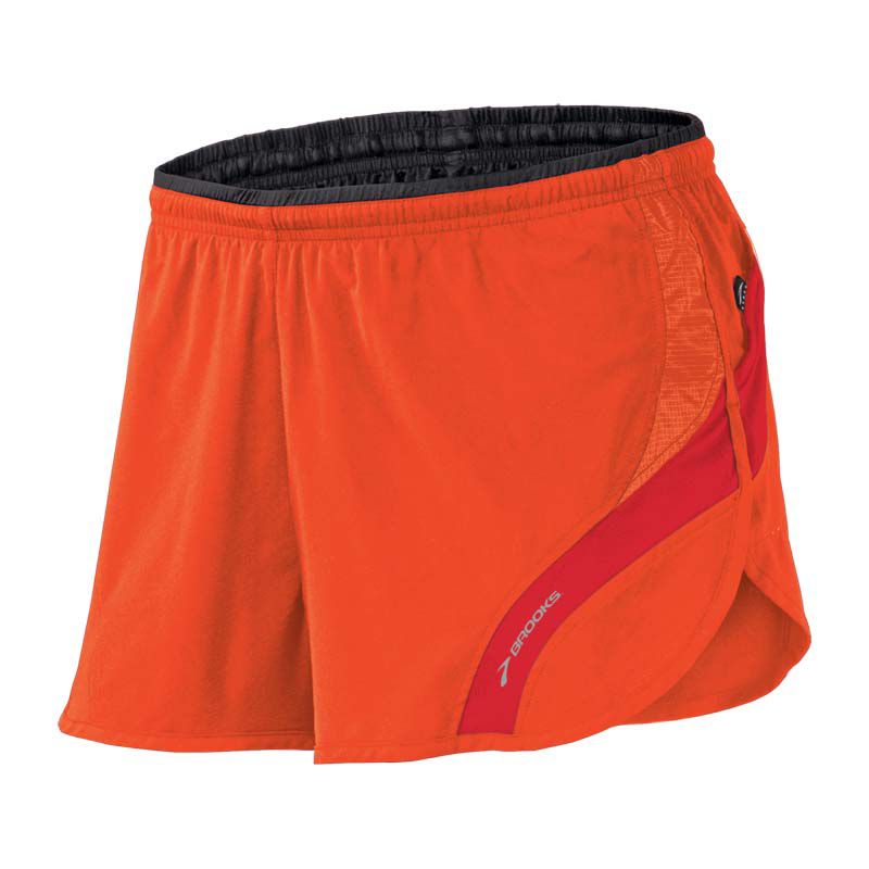 Mens Brooks Infiniti Short III Splits Shorts