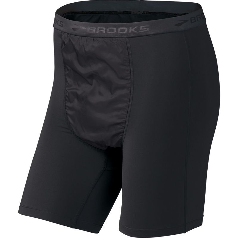 Mens Brooks Thermal Wind Boxer Boxer Brief Underwear Bottoms