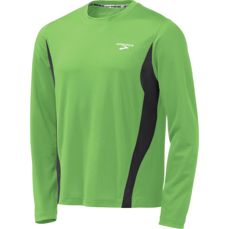 Mens Brooks Versatile LS Short Sleeve Technical Tops