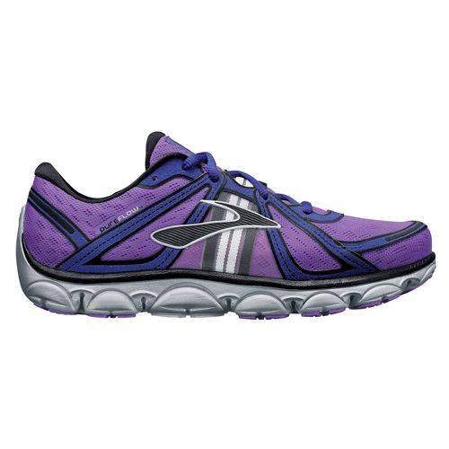 Womens Brooks PureFlow Athletic Running Shoes Neon Purple