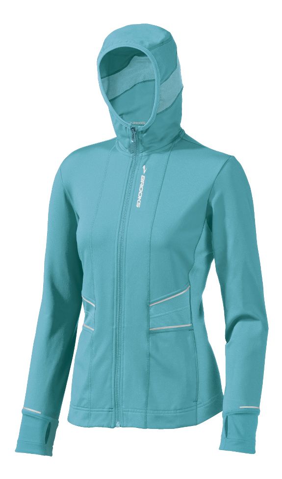 Womens Brooks Utopia Thermal Hoodie Running Jackets