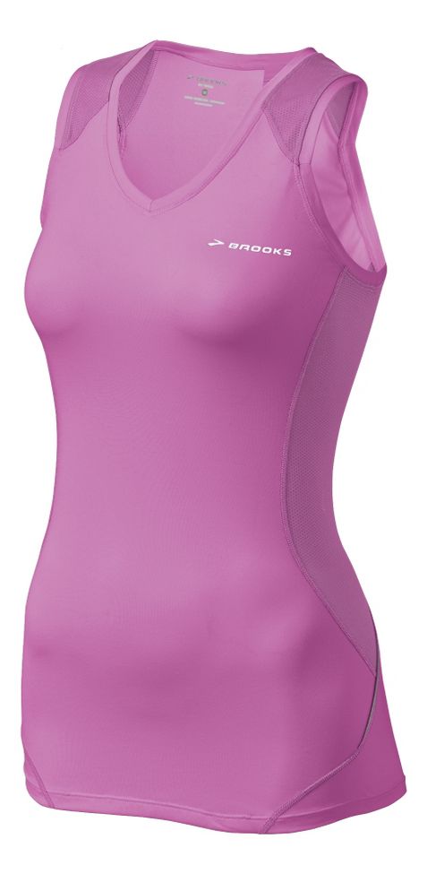 Womens Brooks Equilibrium Racerback Sleeveless Technical Tops