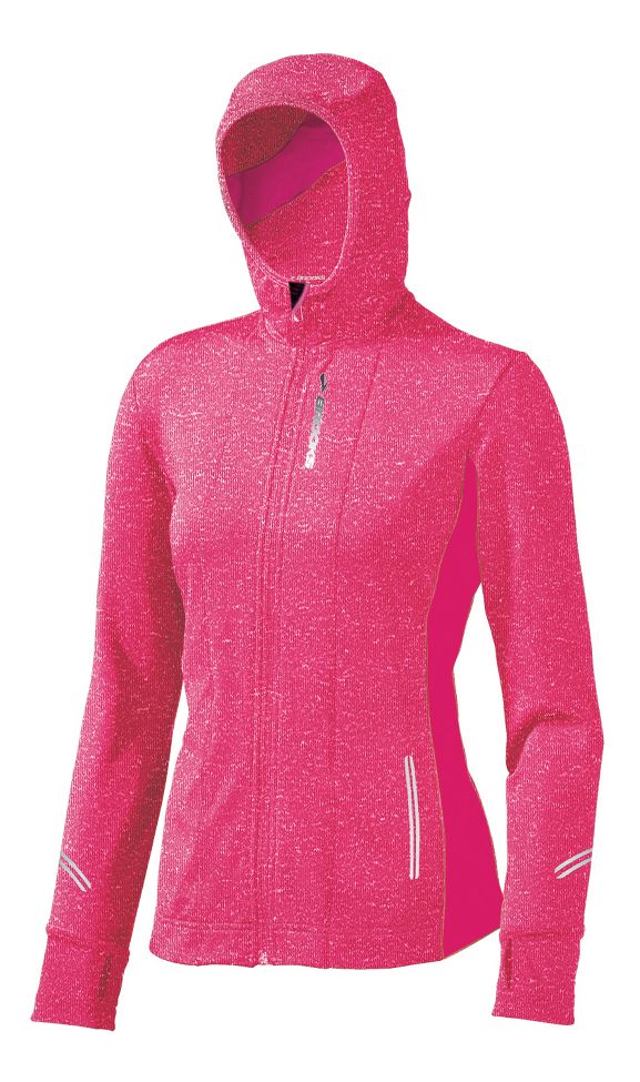 Womens Brooks Utopia Thermal Hoodie II Warm-Up Hooded Jackets