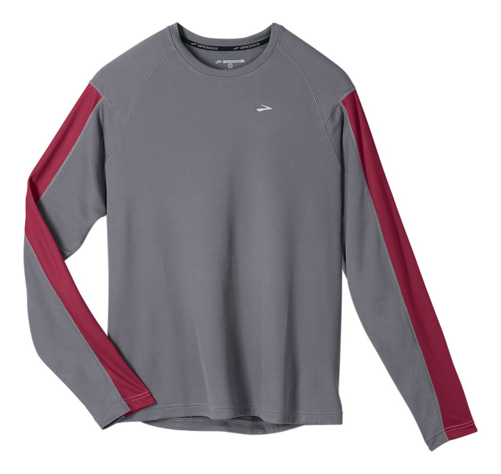 Mens Brooks Revelation Long Sleeve No Zip Top