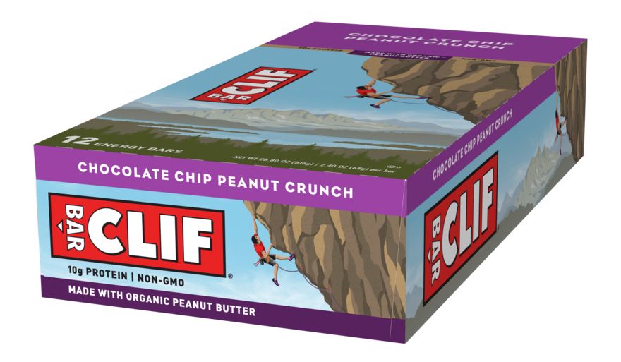 Clif Bars Box of 12 Nutrition