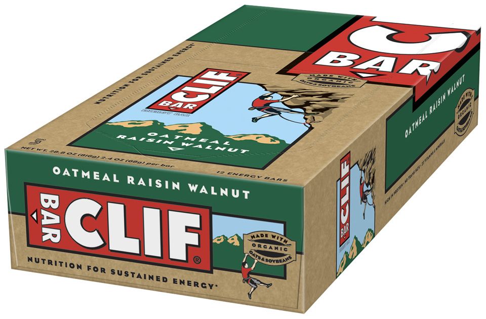 Clif Bars Box of 12 Nutrition