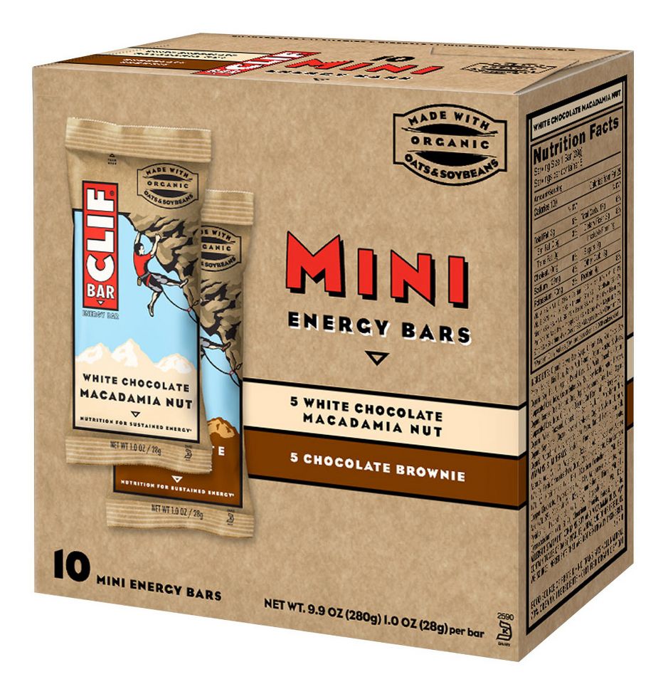 Clif Bar Mini's Variety Pack 10 count Nutrition at Road Runner Sports