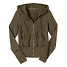 Womens City Lights Raw Edge Hoodie Womens City Lights Raw Edge Hoodie
