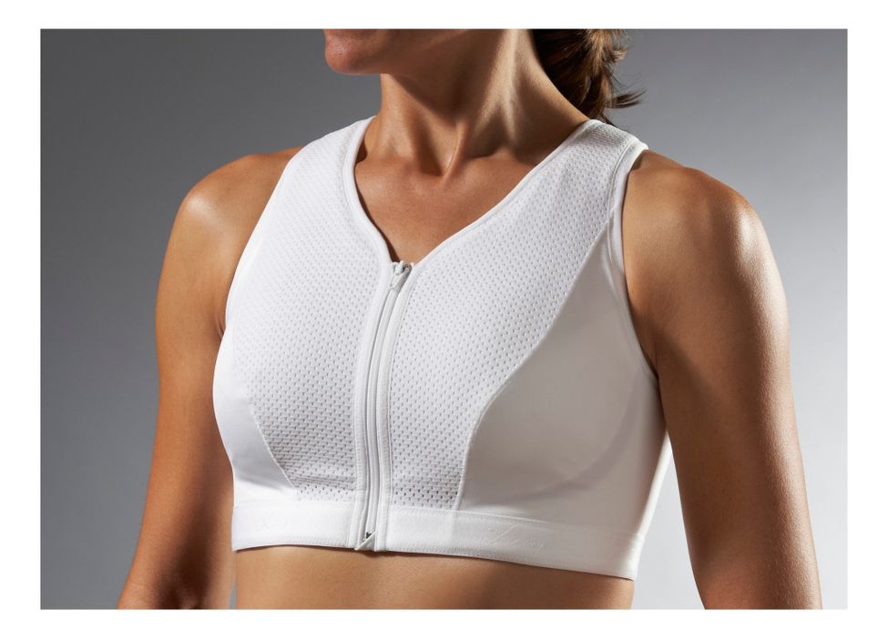 Womens CW-X Xtra Support Zip Bra Sports Bra