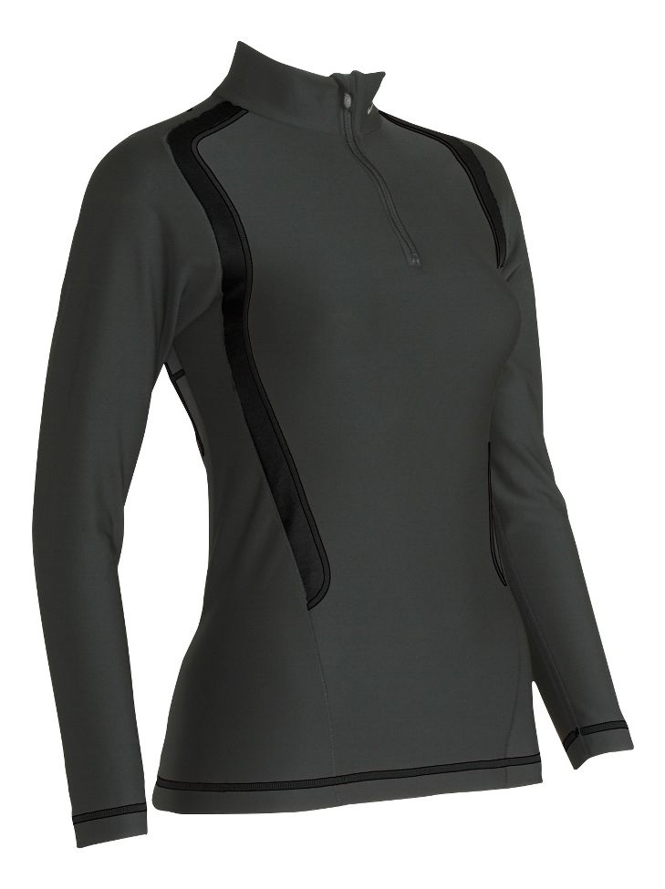 Womens CW-X Insulator Web Long Sleeve No Zip Technical Tops