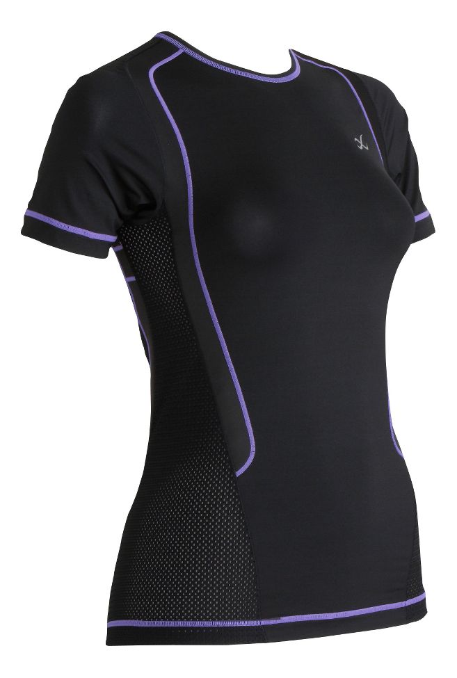 Womens CW-X Ventilator Web Short Sleeve Technical Tops