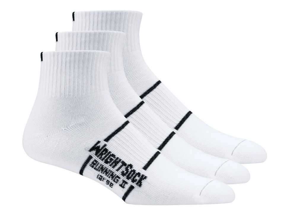 WrightSock Double Layer Running II Qtr 3pk Sock