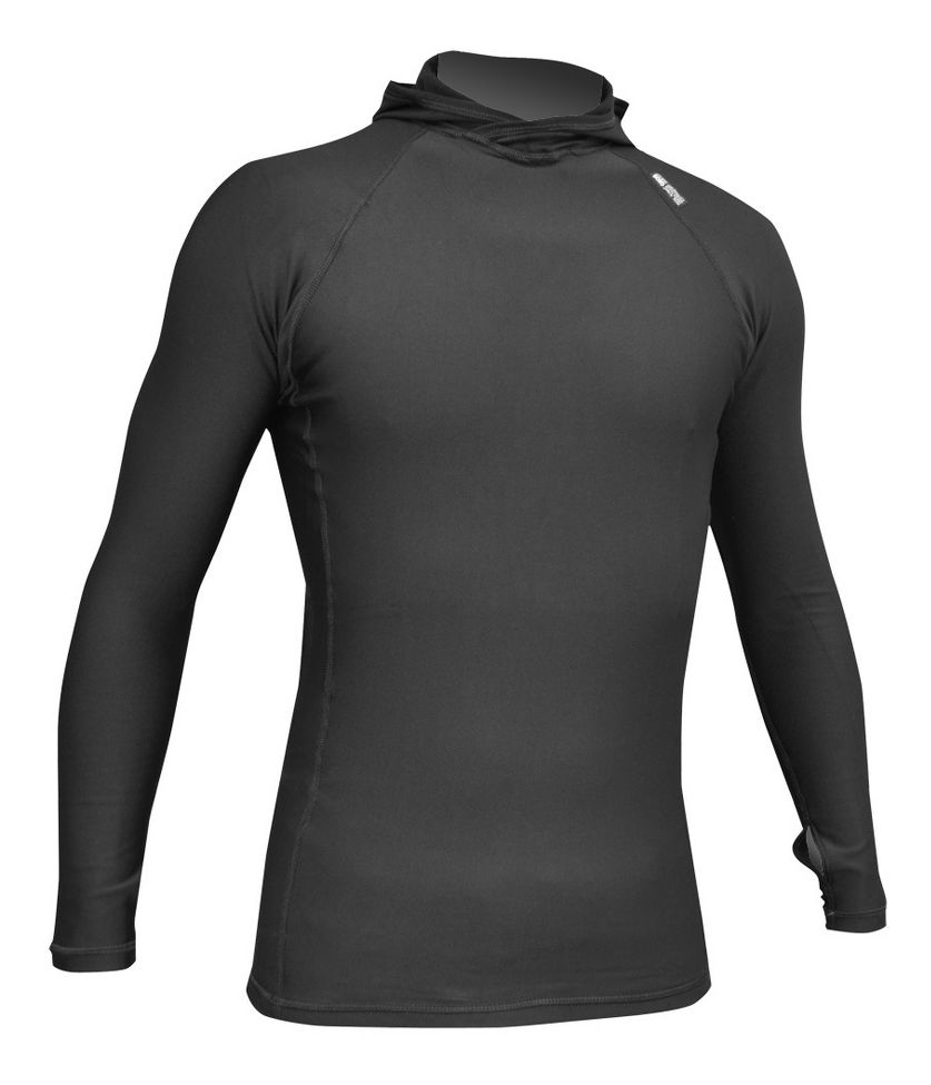 De Soto Polypro Thermal Hood Jersey Long Sleeve No Zip Technical Tops