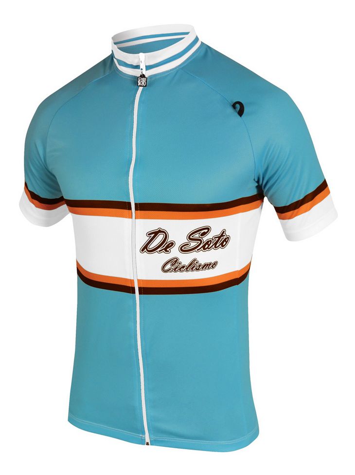 Mens De Soto Skin Cooler Bike Jersey Short Sleeve Technical Tops