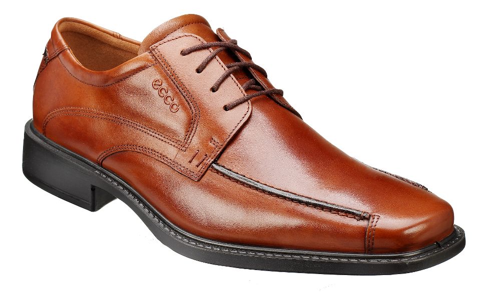 Mens Ecco USA New York Bicycle Toe Tie Casual Shoe