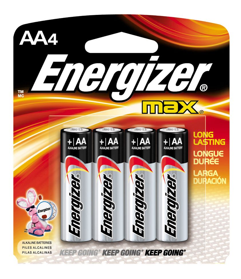 Energizer Max AA Batteries 4pk Electronics