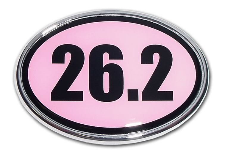 Elektroplate 26.2 Oval Chrome Emblem Fitness Equipment