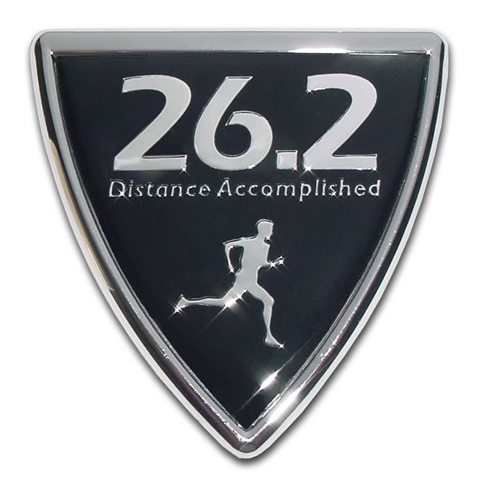 Elektroplate 26.2 Shield Chrome Emblem Fitness Equipment