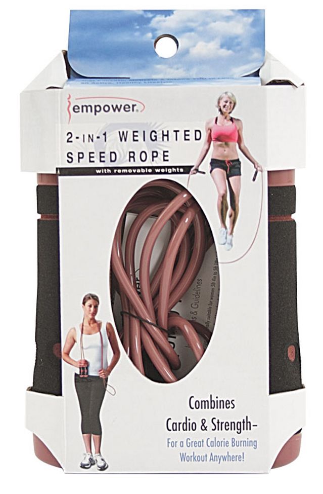 Empower 2-in-1 Combination Weighted Speed Rope Fitness Equipment