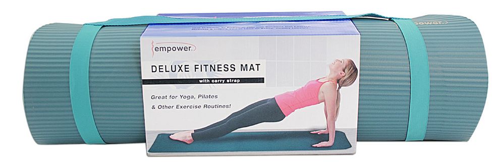 Empower Deluxe Fitness Mat w/Carry Strap 12mm Fitness Equipment