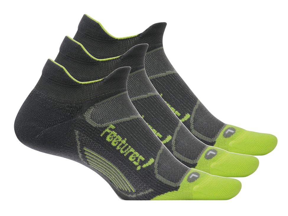 Feetures Elite Light Cushion No Show Tab 3 pack Socks