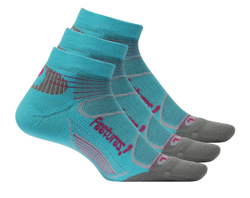 Feetures Elite Light Cushion Low Cut 3pk Socks