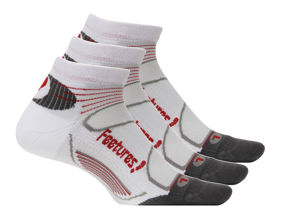 Feetures Elite Light Cushion Low Cut 3pk Socks