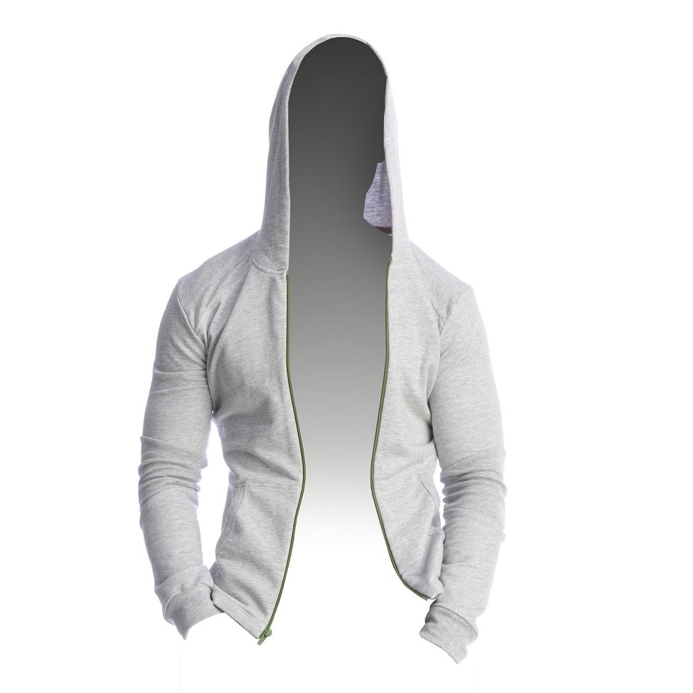 Mens 4-RTH Crossover Hoodie Long Sleeve Full Zip Technical Tops