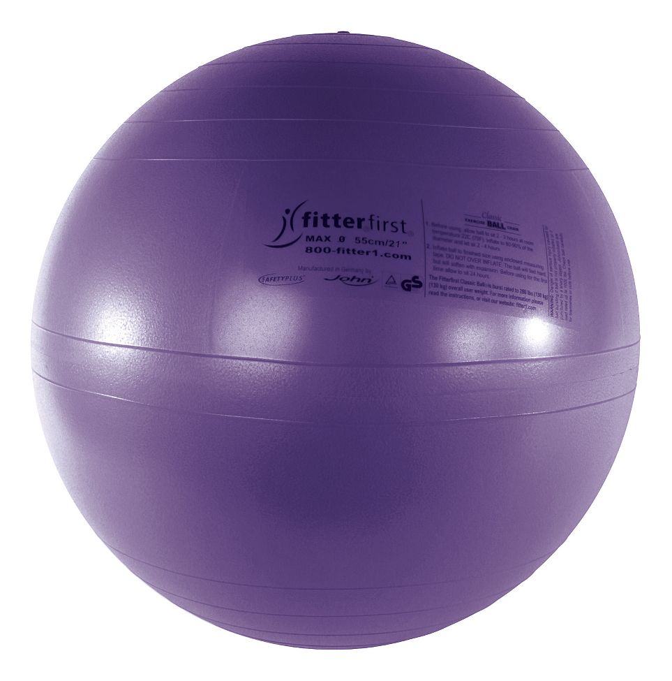 Fitter First Classic Exercise Ball 55cm Fitness Equipment