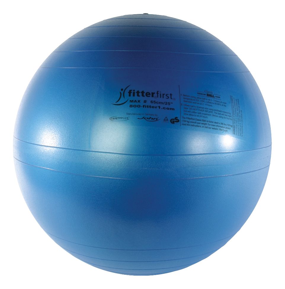 Fitter First Classic Exercise Ball 65cm Fitness Equipment