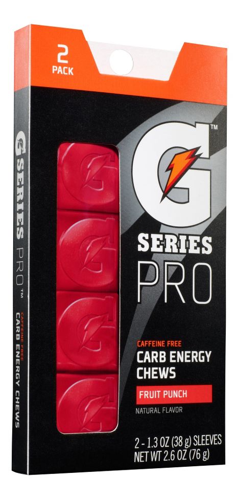 Gatorade G Series Pro Prime Carb Energy Chews 14 pk Caddy Nutrition