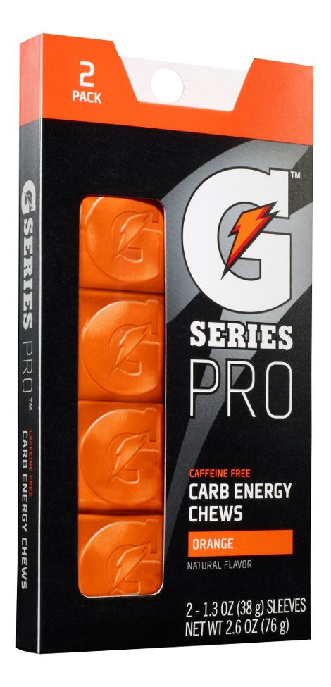 Gatorade G Series Pro Prime Carb Energy Chews 14 pk Caddy Nutrition