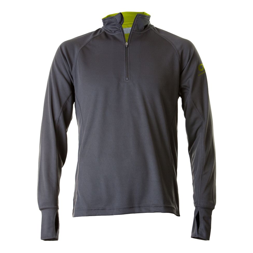 Mens Greenlayer Evolution Half-Zip Long Sleeve Tee Technical Tops