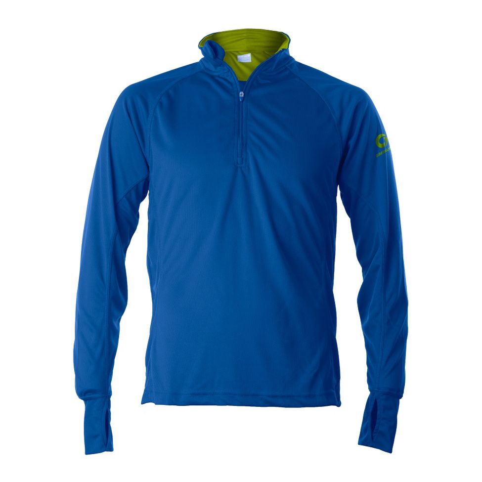 Mens Greenlayer Evolution Half-Zip Long Sleeve Tee Technical Tops