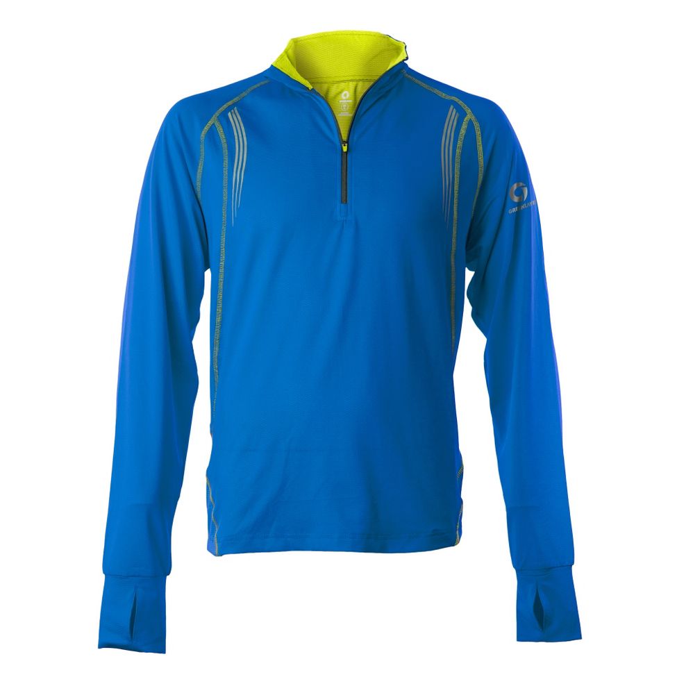 Mens Greenlayer Twilight Half-Zip Long Sleeve Tee Technical Tops
