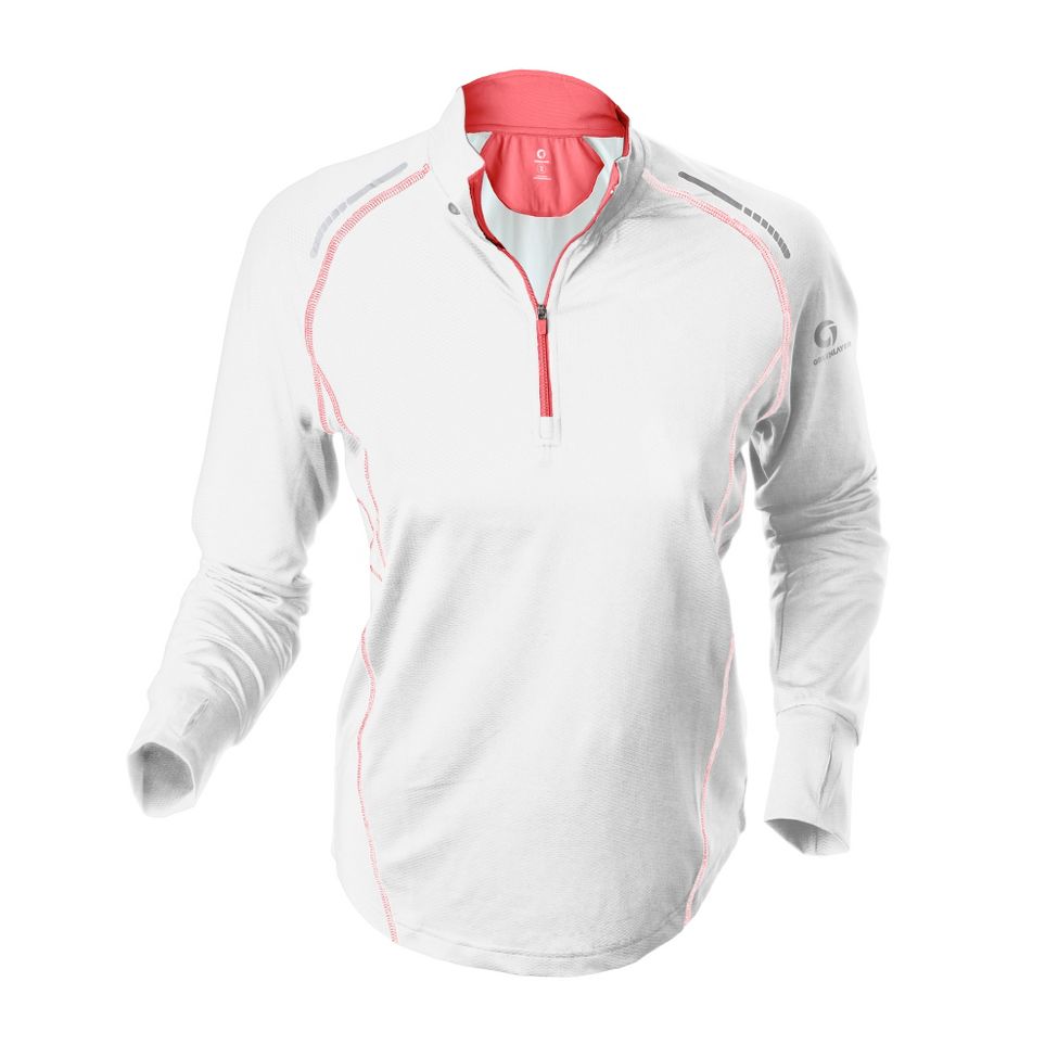 Womens Greenlayer Twilight Half-Zip Long Sleeve Tee Technical Tops