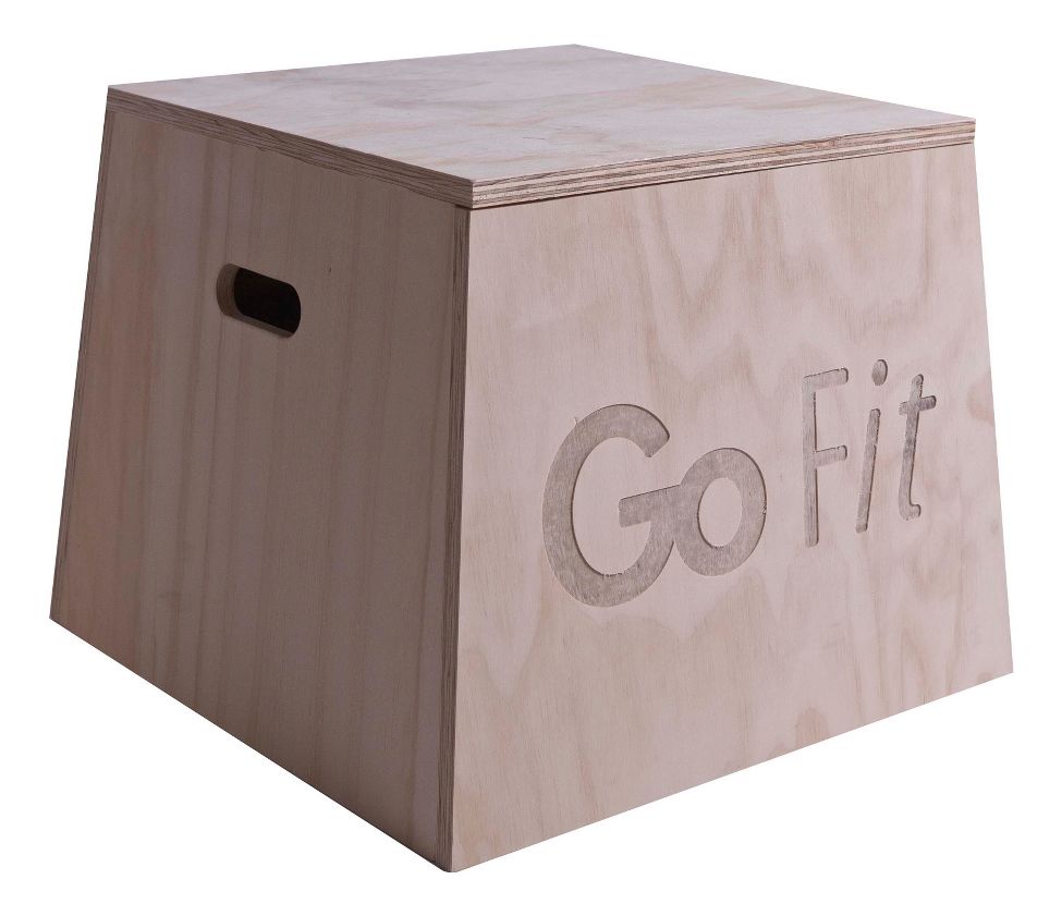 GoFit Wood Plyo Box 18" Fitness Equipment