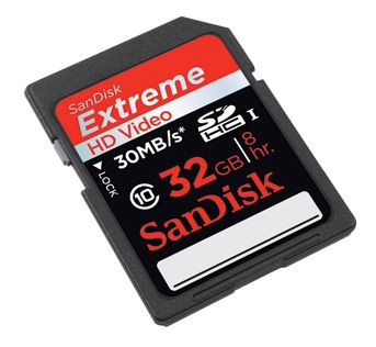 GoPro 32GB SD Card Electronics
