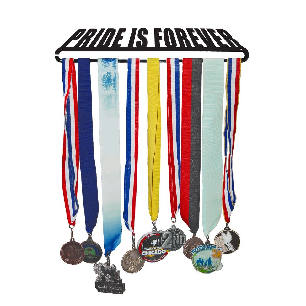 Gone For a Run Pride is Forever MedalART - Race Medal Hanger Holders