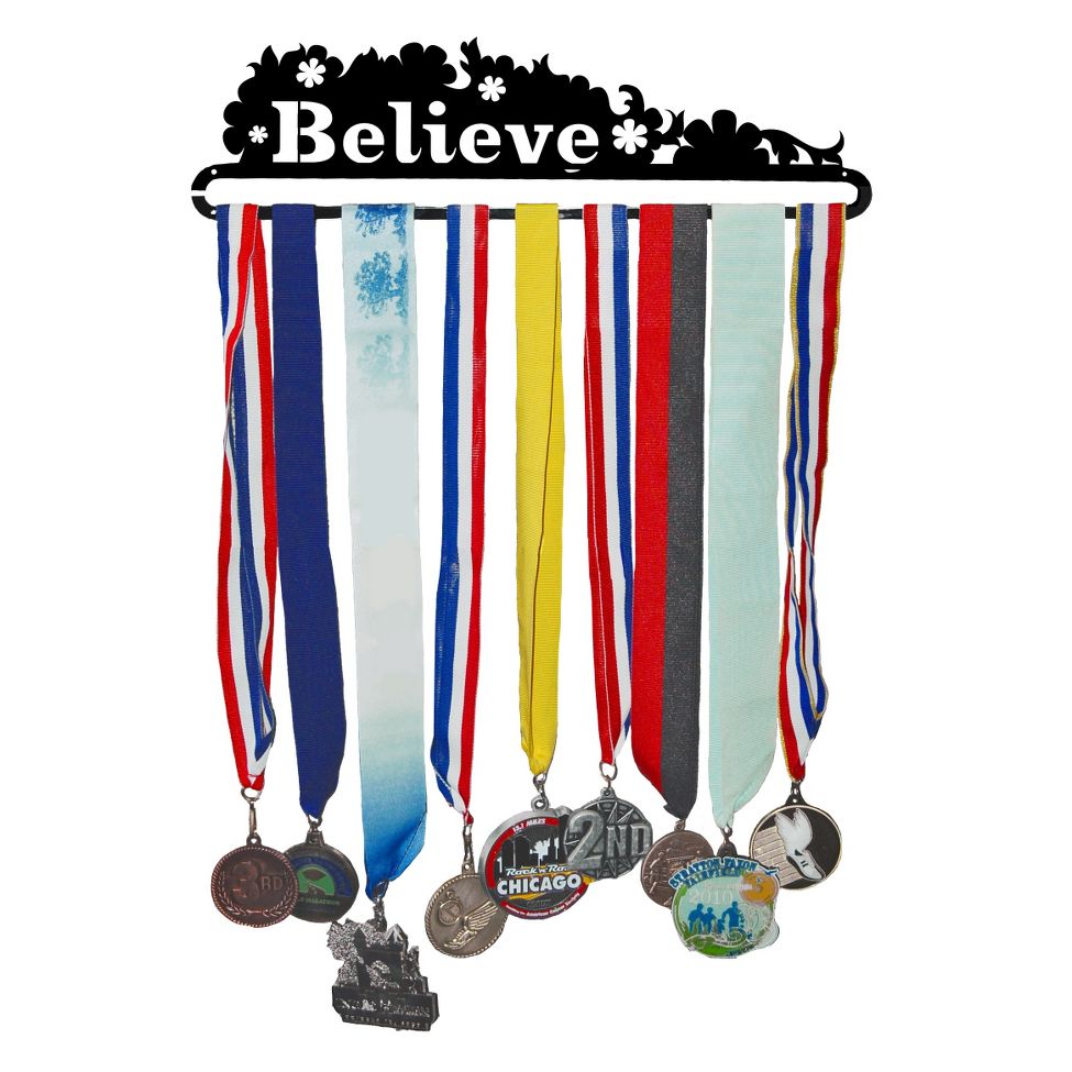 Gone For a Run Believe MedalART - Race Medal Hanger Holders