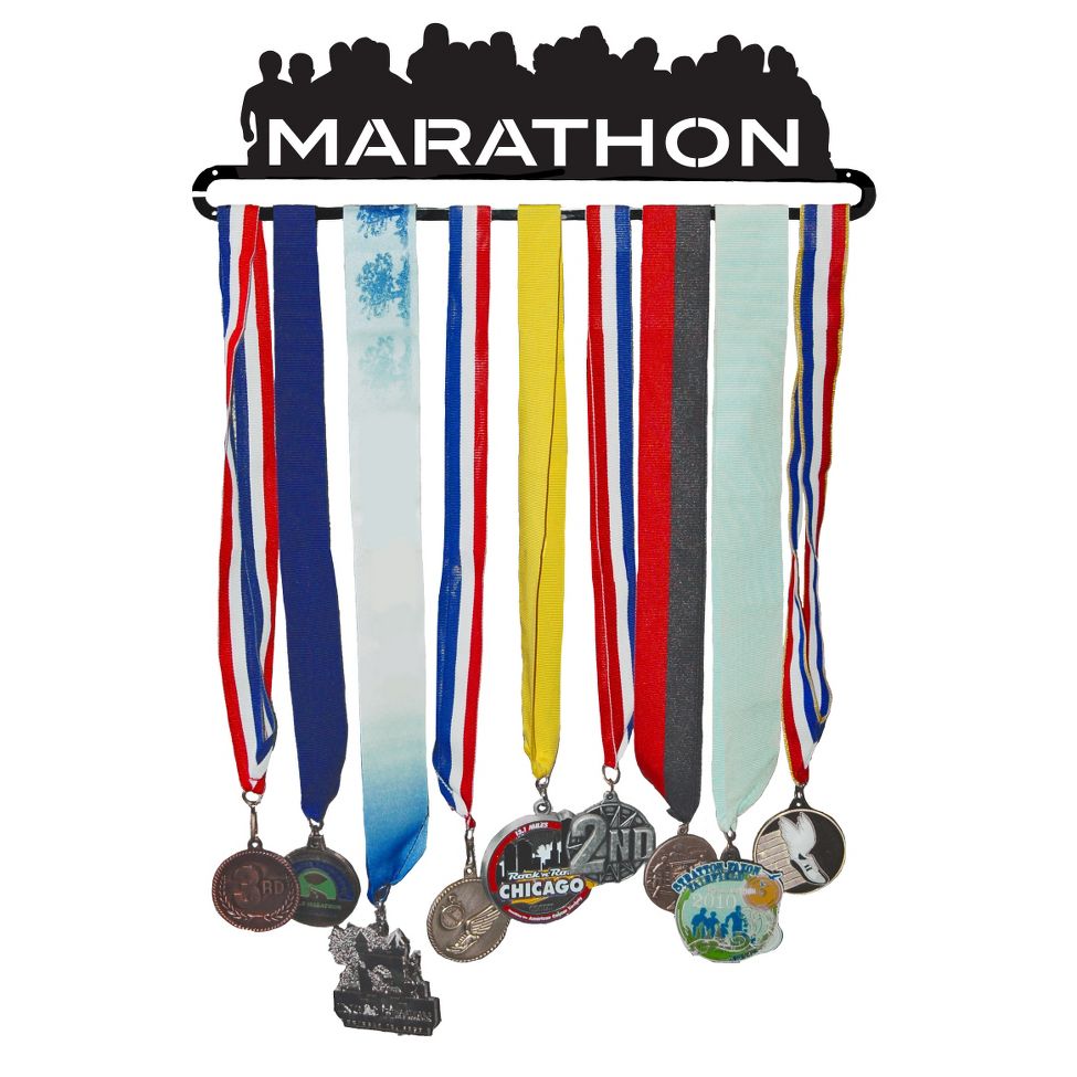Gone For a Run Marathon MedalART - Race Medal Hanger Holders
