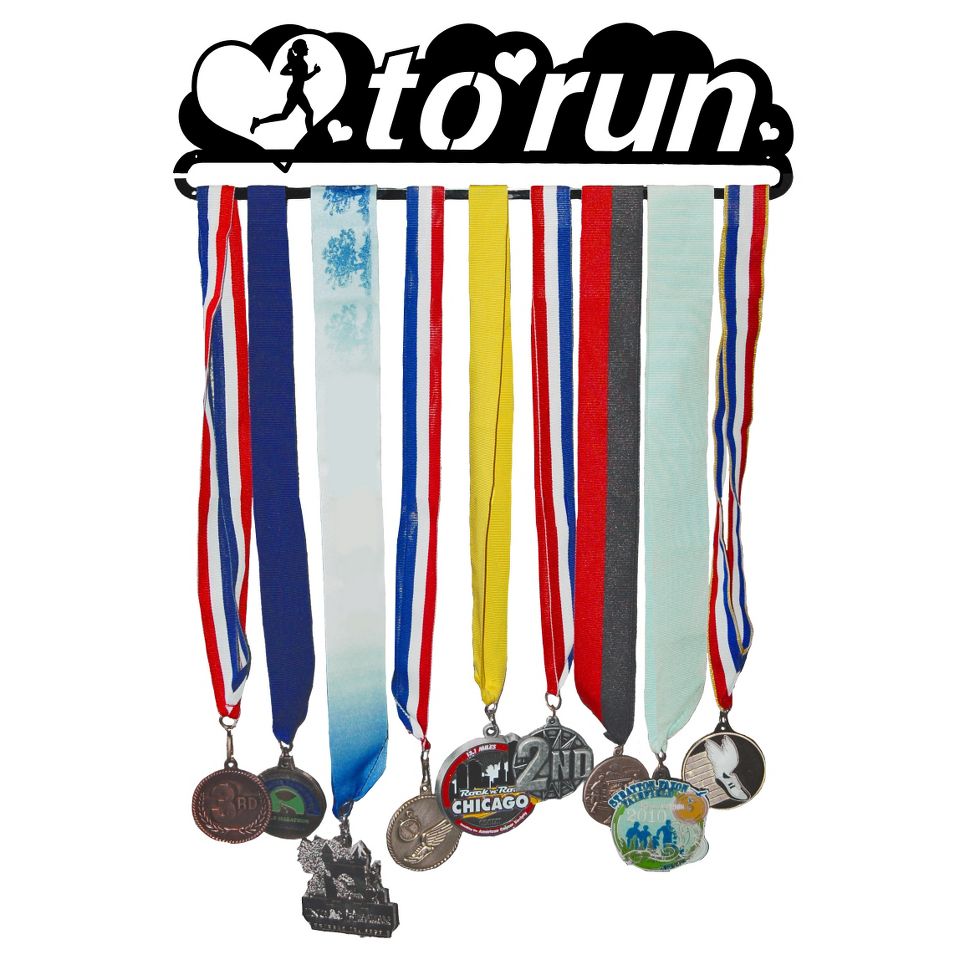 Gone For a Run Love To Run MedalART - Race Medal Hanger Holders