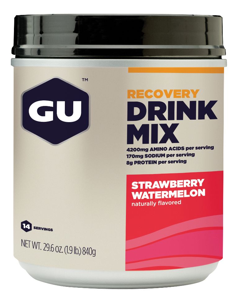 GU Brew Recovery Drink 14 svgs Canister Nutrition