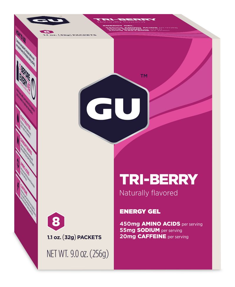 GU Energy Gel 8 pack Nutrition