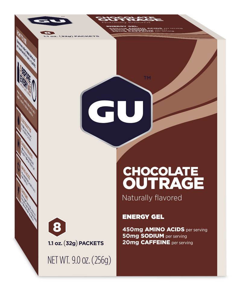 GU Energy Gel 8 pack Nutrition